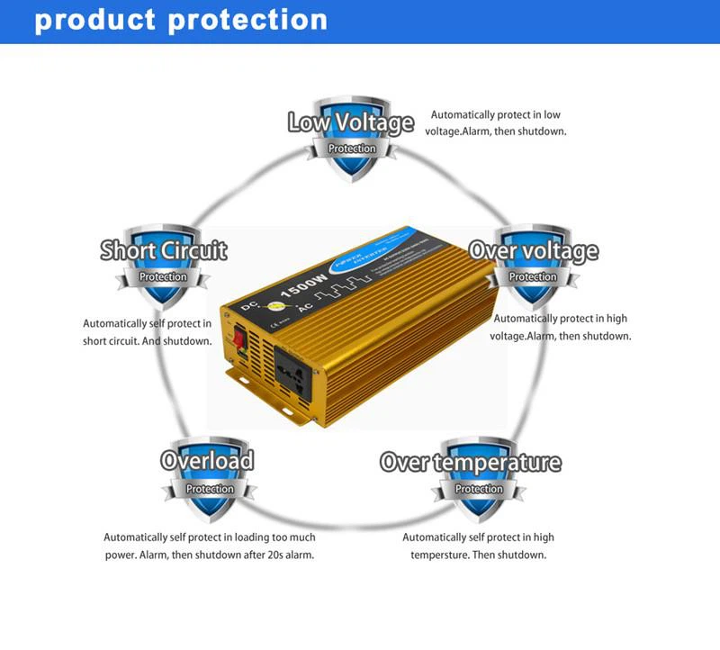 solar systems inverter 1000w